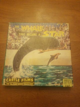 Vintage 8mm Film The Whale That Became A Star Castle Films Black And White