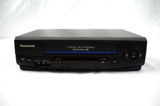 Panasonic Pv - V4521 4 - Head Vcr Vhs Recorder Player W/ Rca Cables No Remote
