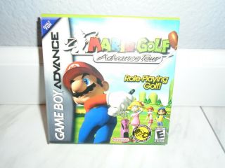 Vintage Gameboy Advance Game Mario Golf Advance Tour W Box