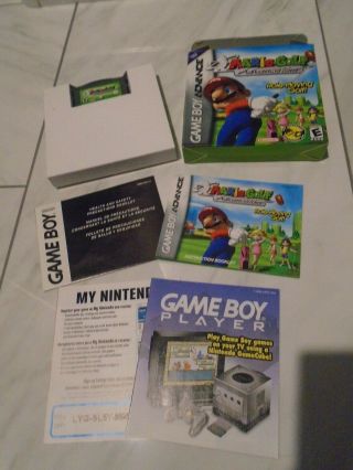 Vintage Gameboy Advance Game Mario Golf Advance Tour w box 3