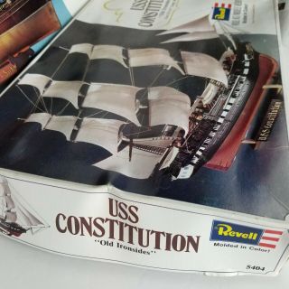 Vintage 1979 Revell Cutty Sark and USS Constitution models. 2
