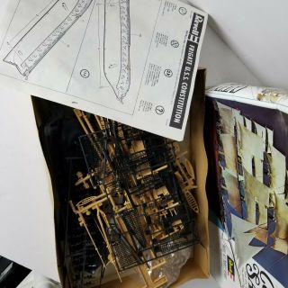 Vintage 1979 Revell Cutty Sark and USS Constitution models. 4