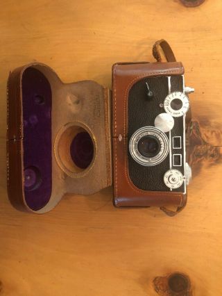 Vintage Argus C3 " Brick " 35mm Camera,  Rangefinder 50mm Cintar F3.  5 Lens