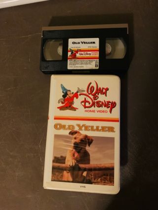 Vintage Walt Disney Home Video Old Yeller