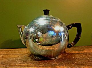 Brt Vintage Australian Atomic Mid Cent Retro Blue Anodised Small 2 Cup Teapot