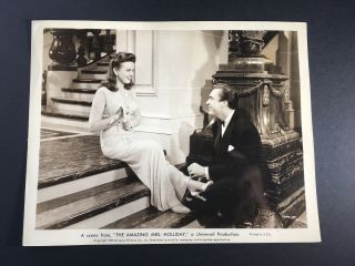 Vintage Deanna Durbin B&w Press Photo Movie Still The Mrs.  Holliday 1943