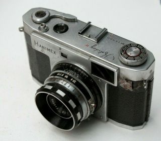 Hanimex Holiday Ii 35mm Film Camera With 45mm F/3.  5 Lens