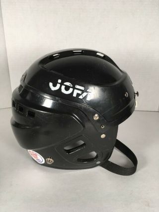 Vintage Black Jofa 390 SR Hockey Helmet Hurling 4