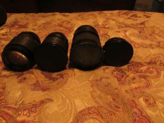 Camera Optical Lens For J C Penny Camera.  3 Lens And 1 Converter.  1 Case