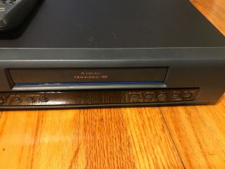 PANASONIC PV - 7400 VCR VHS PLAYER GREAT PICTURE FAST SHIP W/REMOTE 3