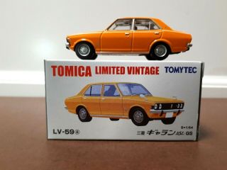 Tomytec Tomica Limited Vintage Lv - 59a Mitsubishi Galant 16l Gs