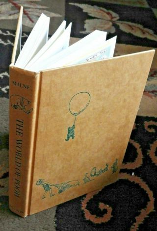 Vintage 1957 The World Of Pooh A.  A.  Milne Illustrations E.  H.  Shepard Ep Dutton