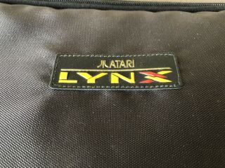 Vintage Atari Lynx I II Pouch Bag Carrying Case Accessories Official 3