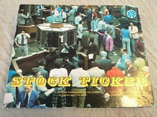 Stock Ticker 1970 Vintage Board Game Copp Clark Games