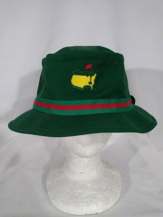 Masters Augusta National Golf Bucket Hat Derby Hat Made In Usa Vtg