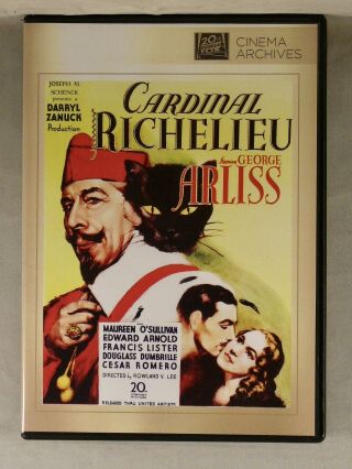 Cardinal Richelieu (dvd) Vintage Movie Classic