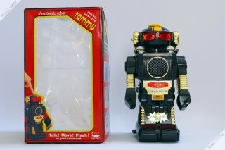 Bright Horikawa Yonezawa Atomic Robot Tommy Tin Japan Hk Vintage Space Toy