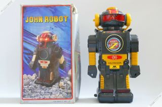 Bright Horikawa Yonezawa Masudaya John Robot Tin Japan Hk Vintage Space Toy