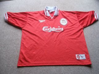 Vintage Liverpool Fc 1997/98 Football Shirt Xl