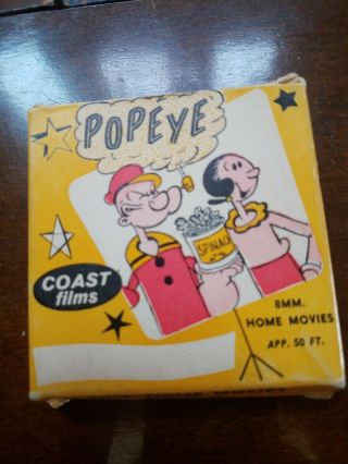 Vintage 8mm Film: Popeye P - 2 Apache Dancers Coast Films No Reserve