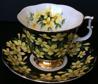 Vintage Royal Albert Flora Series Jasmine Cup And Saucer England