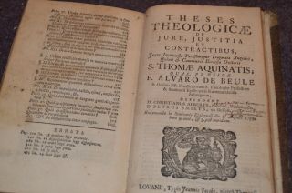 1754 SUMMA THEOLOGICA of THOMAS AQUINAS &c - CHARLES RENE BILLUART - 6 LTHR VOLS 7