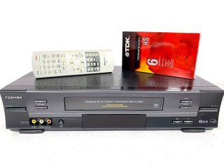 Toshiba W - 622 Vcr Vhs Player Recorder Stereo Video Cassette Tape Hi Fi Remote