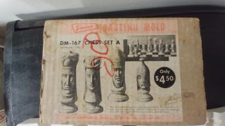 Vintage Duncan Casting Mold Chess Set