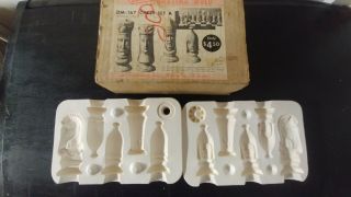 Vintage Duncan Casting Mold Chess Set 2