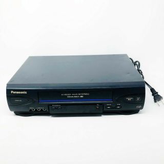 Panasonic Omnivision Pv - V4522 4 Head Hi - Fi Stereo Video Cassette Recorder Vcr