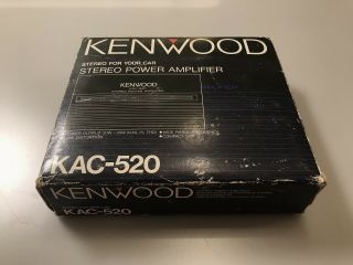 Kenwood Kac - 520 Car Amp