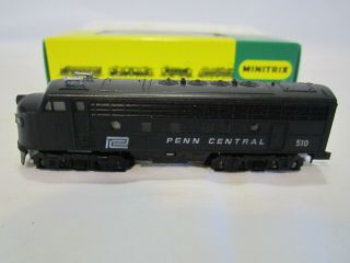 Vintage Collectible N Scale Electric Toy Train Diesel Engine 510 Runs Needs Help