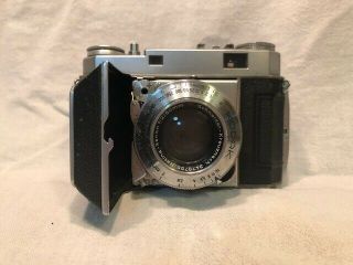 Vintage Kodak Retina 35mm Camera With Leather Case And F:2.  8/50mm Lens