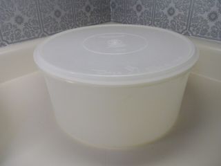 Vtg Tupperware Sheer Carry All Container Cake Taker Lid 32c