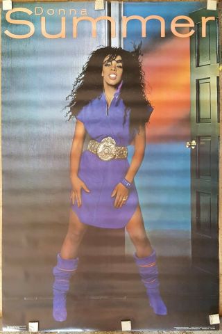 Donna Summer 1982 Poster Approx 23 " X35 " / Vintage 80 