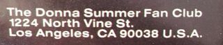 Donna Summer 1982 Poster approx 23 