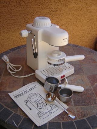 Krups Espresso Mini 963 Cappuccino Machine Coffee Maker Vintage