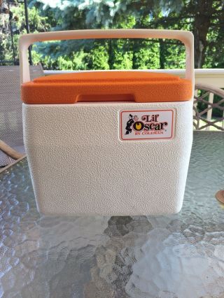 Vintage Coleman Lil Oscar Cooler Ice Chest Lunch Box 5272 Fishing Hunting Camp