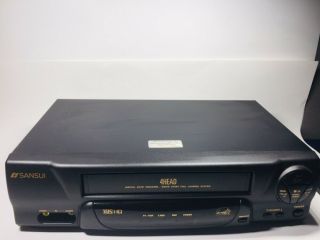 Sansui Vhs Vcr Video Cassette Player Recorder Vcr - 4510e Home Theater Hq