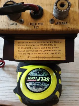 Vintage LDO Long Distance Amplifier 100w Biliniar Amplifier grandpas stash 7
