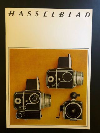 1967 Hasselblad Camera System Brochure - 500c - Swc - 500el - 500el/70