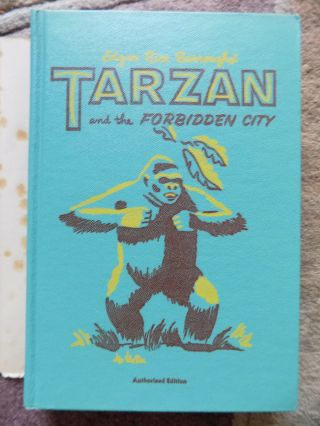 TARZAN and the Forbidden City,  Edgar Rice Burroughs,  1952,  Whitman,  Hardcover DJ 2