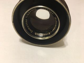 Vintage Lens,  Schneider Kreuznach Radionar Lense 1:4 5/105 Mm 9029827