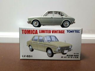 Tomytec Tomica Limited Vintage Lv - 63a Subaru 1000 Dx