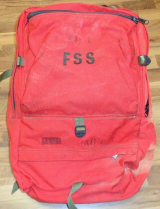Vintage 1983 Usfs Forest Service Firefighter Wild Fire Personal Gear Pack Guc