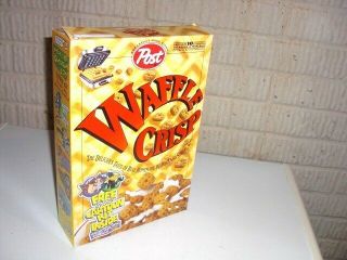 Vintage 1997 Waffle Crisp Daffy Duck & Taz Offer Cereal Box
