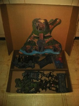 Vintage Weapons And Warriors Castle Combat Set Pressman Board Game 1994 With Ins