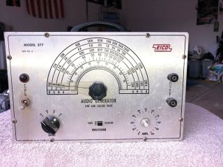 Vintage Eico 377 Audio Sine And Square Wave Generator