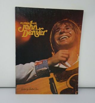An Evening With John Denver Songbook Guitar Chords Vocals Piano Music Vintage