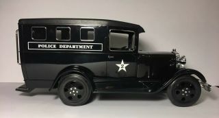 Vintage Jim Beam Decanter Police Car Paddy Wagon 1931 Ford Model A Empty w/ Box 3